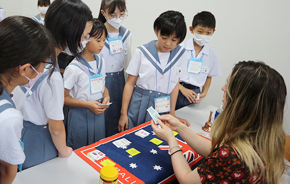 英語ミニ留学体験の様子