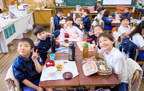 給食の様子