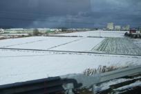 滋賀県内すでに雪