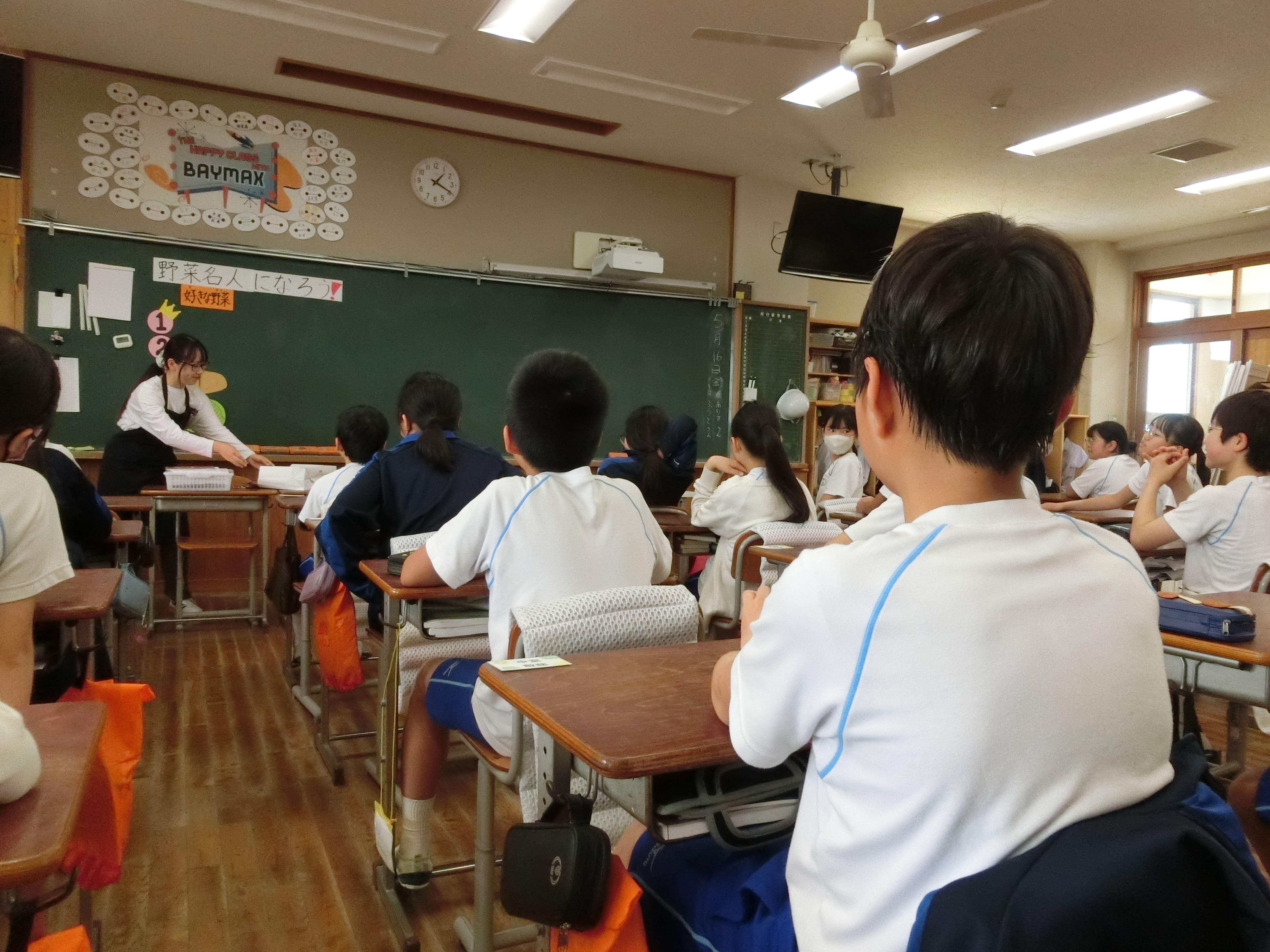 6学年】帝塚山大学生による食育の授業 | 帝塚山小学校